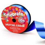 CELEBRATE - Wrapping Ribbon Metallic 23mm X 10m blue