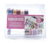 Ribbon Box - With 20 assorted ribbon spools