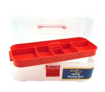Storage Containers: Handy Sewing Box - Poppy Red