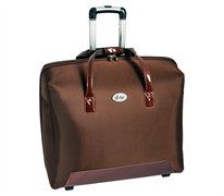 Sewing Machine Trolley Bag with Handle - Brown