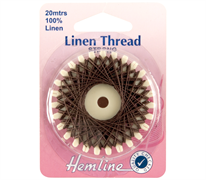 Linen Thread - 20m - Brown