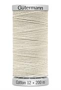 GUTERMANN - Thread Cotton 12 200M Sulky Machine Embroidery - 1071