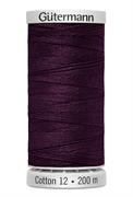 GUTERMANN - Thread Cotton 12 200M Sulky Machine Embroidery - 1189