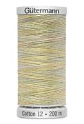 GUTERMANN - Thread Cotton 12 200M Sulky Machine Embroidery - 4012