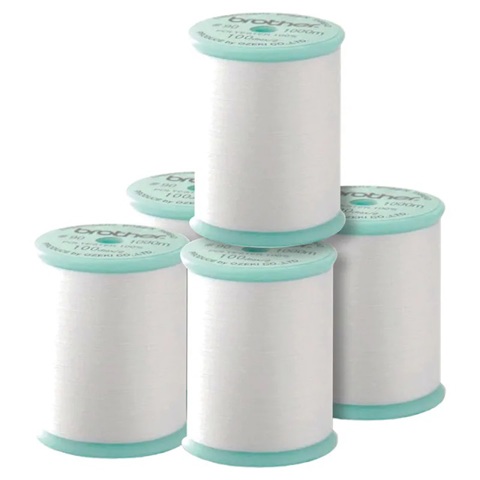 Brother Accessory: Thread Embroidery Bobbin 90 5pk White - Embroidery only models