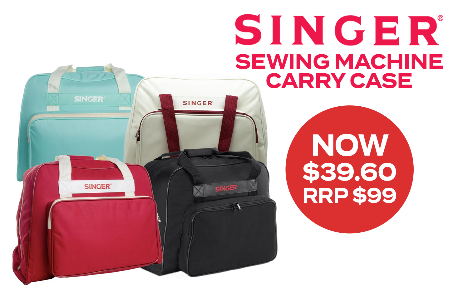 Singer Sewing Machine Carry Bag Hobbysew Homepage Banner June 2025
