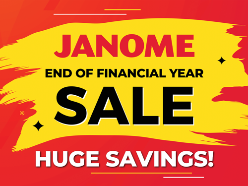 Janome EOFY Banner
