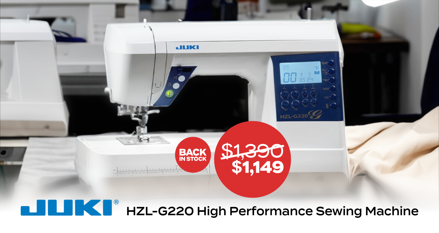 Juki HZL G220 January Homepage Banner 2026