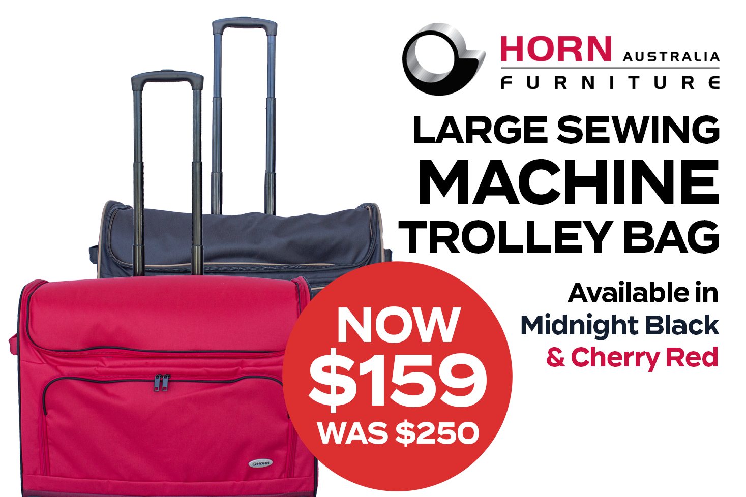 HORN Large Trolley Bag Hobbysew Web Banner May 2025