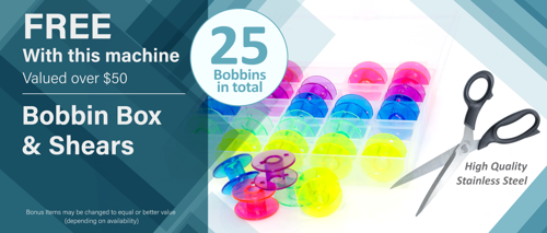 Bonus Dressmaking Shears and Bobbin Boxvalued over $50