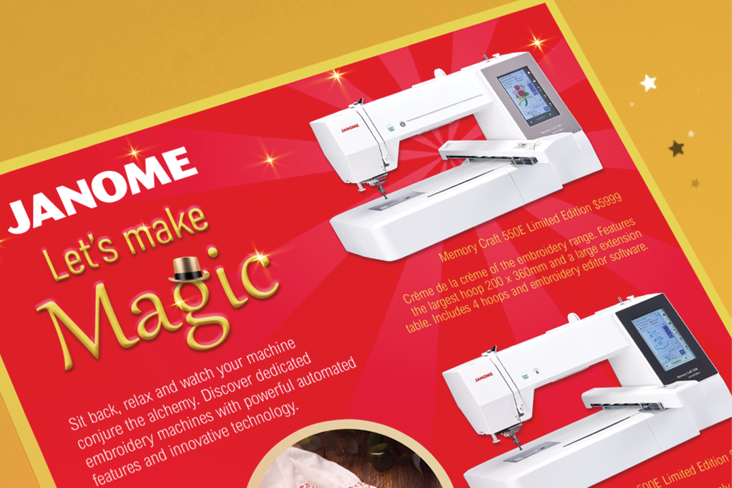 Janome Catalogue Hobbysew Homepage