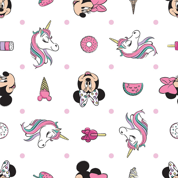 Minnie Mouse Unicorns Camelot Fabrics RRP 24.99 in Fabric Online