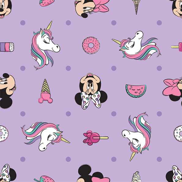 Minnie Mouse Unicorns Camelot Fabrics RRP 24.99 in Fabric Online