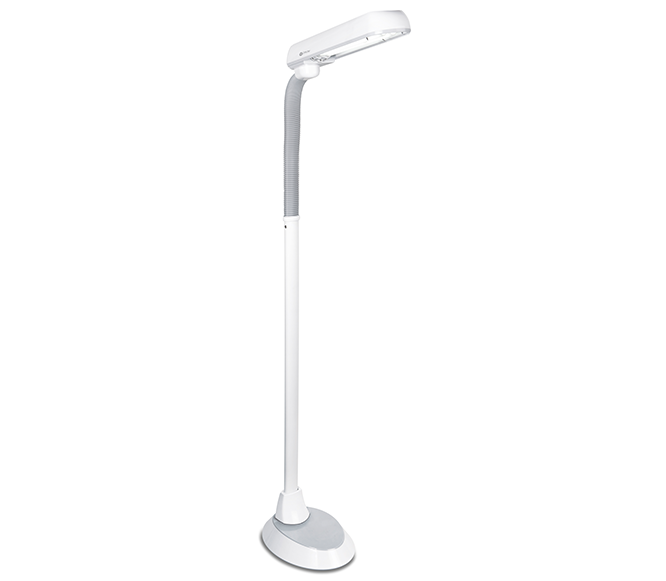 Ott Lite 24W Floor Lamp White Refresh (pl7962) by Ottlite in Craft Lights Sewing Machine