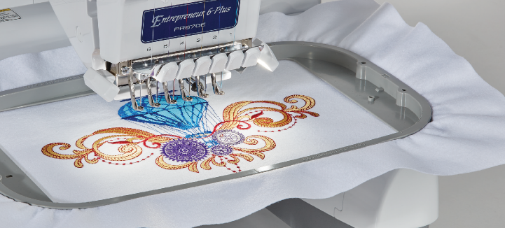 Brother PR670EC embroidery area