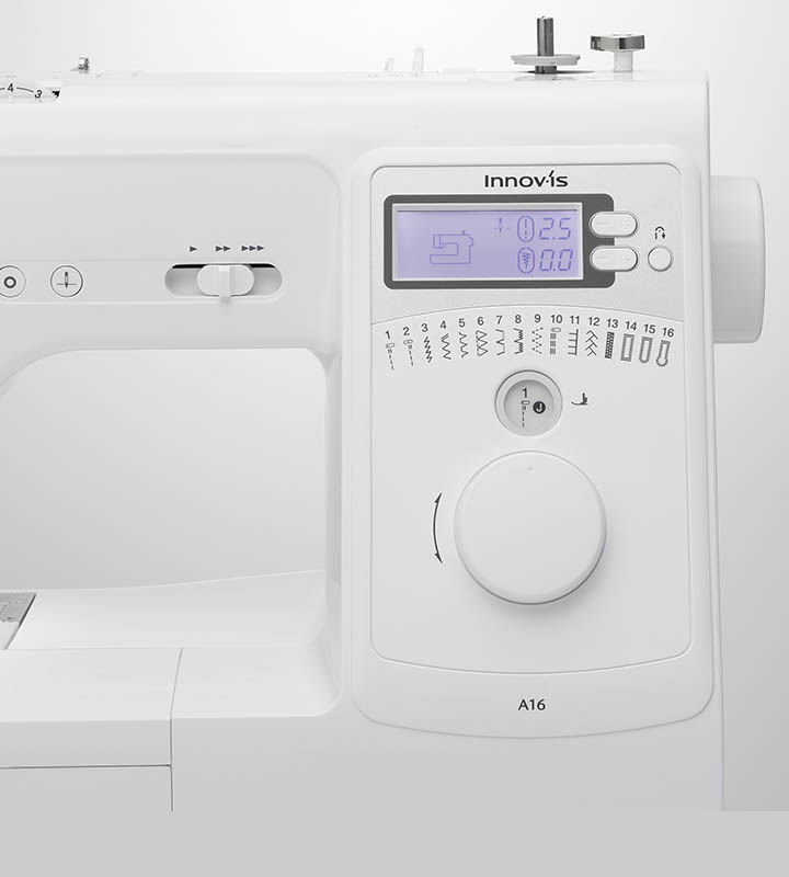Brother A16 Sewing Machine - Friendly and versatile user interface