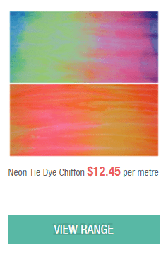 Neon Tie Dye Chiffon