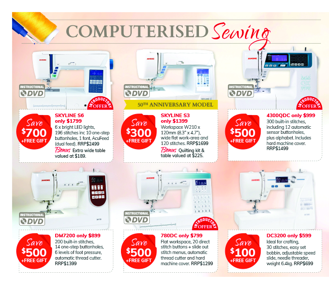 Hobbysew instore catalogue